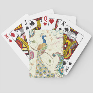 Beautiful Peacock Playing Cards