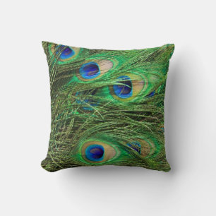 Beautiful Peacock Throw Pillow