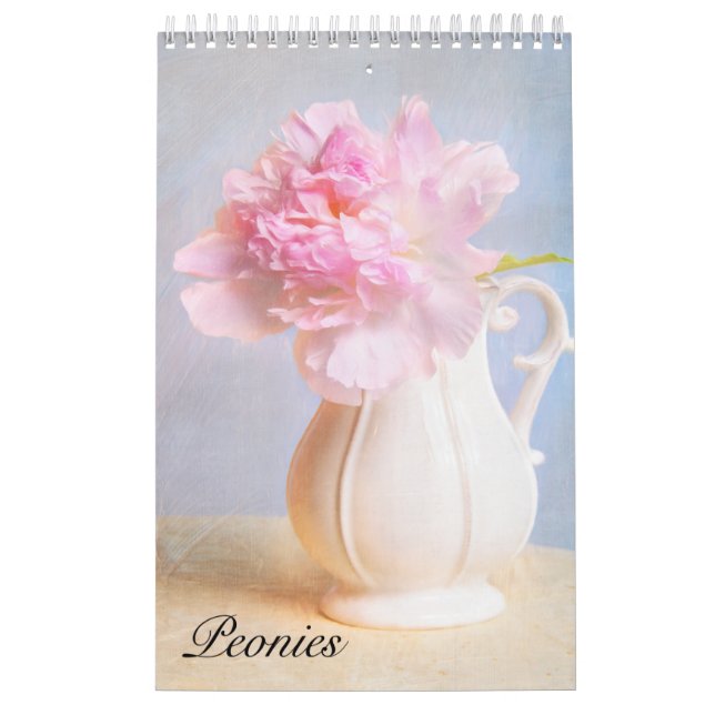 Beautiful Peonies Wall Calendar (Cover)