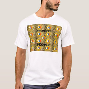 Beautiful People African Traditional Motif Colours T-Shirt