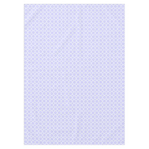 Beautiful Periwinkle Quatrefoil Pattern Spring Tablecloth