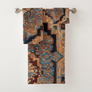 Beautiful Persian Old Pattern Popular Collection Bath Towel Set