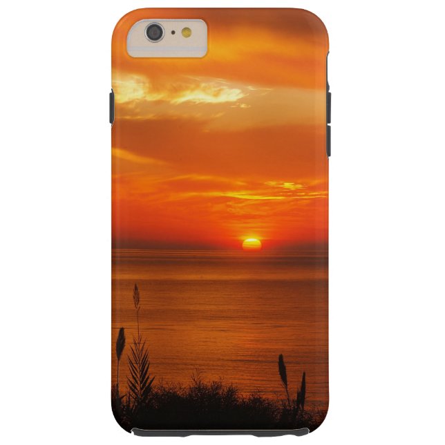 Beautiful Personalized Beach at Sunset Scenery Case-Mate iPhone Case (Back)