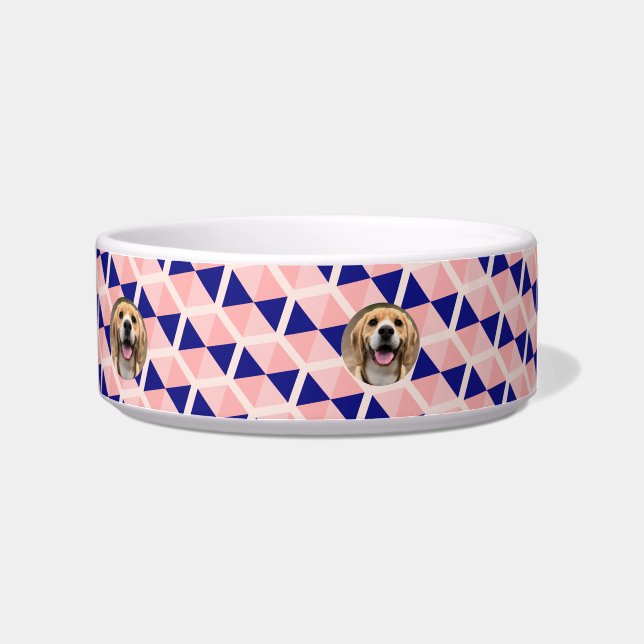 Beautiful Personalized Custom Name Monogrammed Dog Bowl (Right)