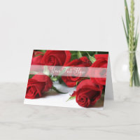 Beautiful Personalized Red Roses All Occasion