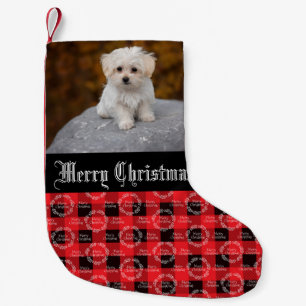 Beautiful Pet Photo Christmas Small Christmas Stocking