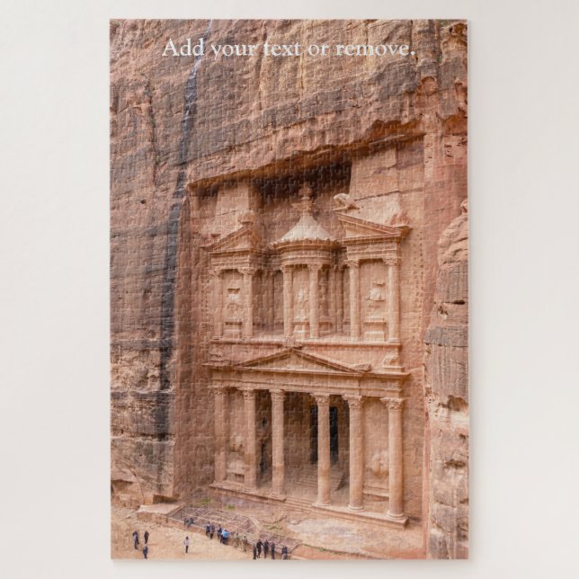 Beautiful Petra Temple, Jordan, Jigsaw Puzzle (Vertical)