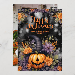 Beautiful Photo Happy Halloween Card