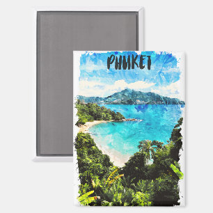 Beautiful Phuket Thailand Beach Paradise Magnet