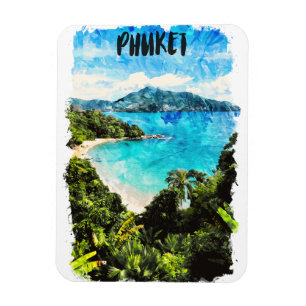 Beautiful Phuket Thailand Beach Paradise Magnet