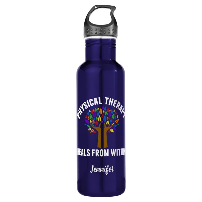 Beautiful Physical Therapy Inspirational Quote 710 Ml Water Bottle (Front)