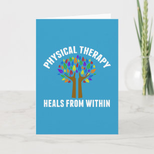 Beautiful Physical Therapy Inspirational Quote Card