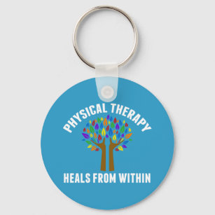 Beautiful Physical Therapy Inspirational Quote Keychain