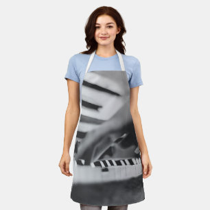 Beautiful Piano Artwork Apron