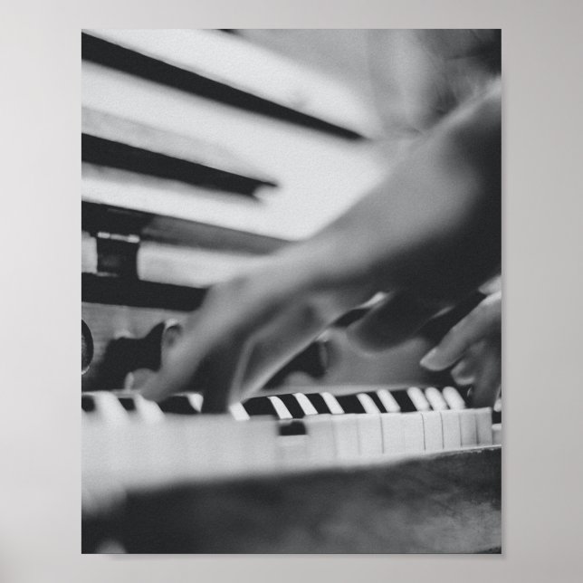 Beautiful Piano Artwork Poster (Front)