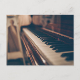 Beautiful Piano Design Postcard