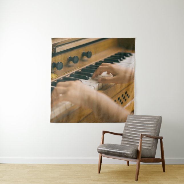 Beautiful Piano Tapestry (In Situ)