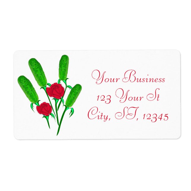 Beautiful Pickle Bouquet with Roses Thunder_Cove (Front)