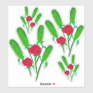 Beautiful Pickle Bouquet with Roses Thunder_Cove