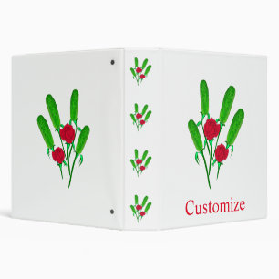 Beautiful Pickle Bouquet with Roses Thunder_Cove Binder
