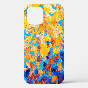 Beautiful pictorial handmade gouache dab etude ske iPhone 12 case