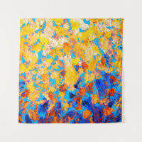 Beautiful pictorial handmade gouache dab etude ske