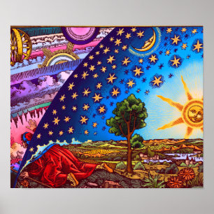 BEAUTIFUL PICTURE of WorldView - Flammarion Dome Poster
