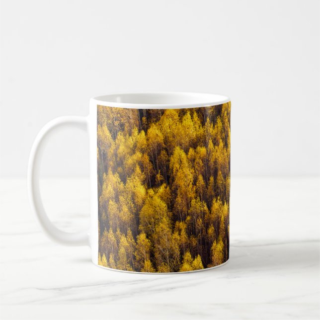 BEAUTIFUL PINE TREE FOREST COFFEE MUG (Left)