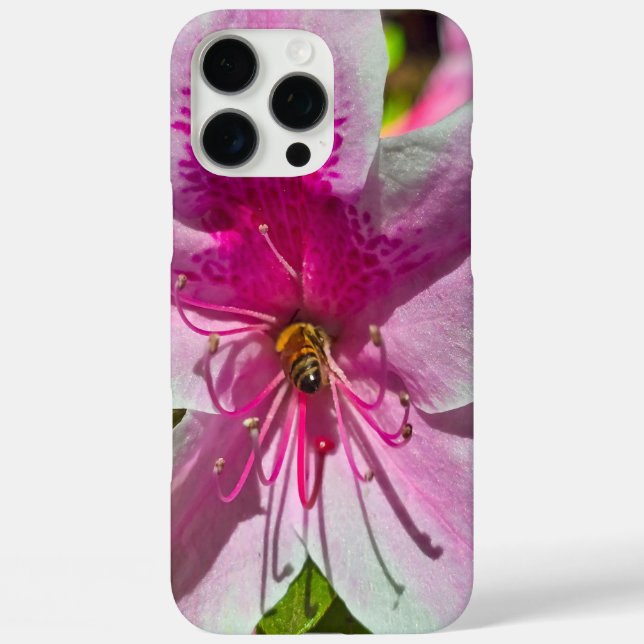 beautiful pink azalea flowers at Descanso Gardens  Case-Mate iPhone Case (Back)