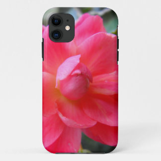 beautiful pink begonia flower iPhone 11 case
