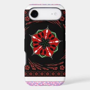 Beautiful Pink Blue White Hearts of Love Design