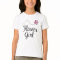 Beautiful Pink Butterfly Flower Girl Tee
