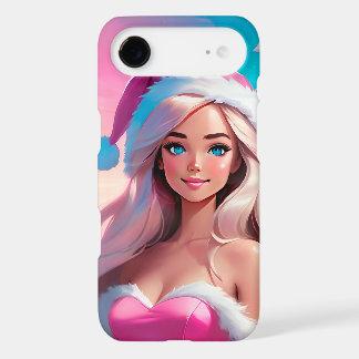 Beautiful Pink Christmas Girl 01