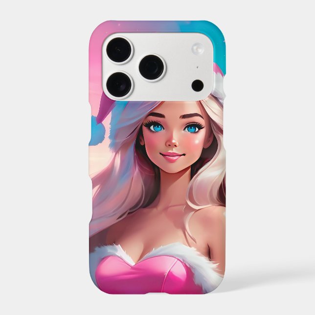 Beautiful Pink Christmas Girl 01 (Back)