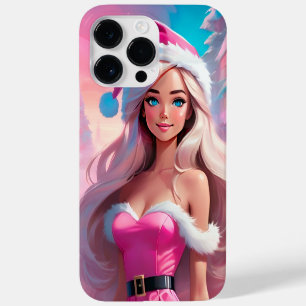 Beautiful Pink Christmas Girl 01 Case-Mate iPhone 14 Pro Max Case