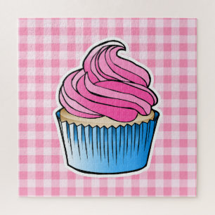 Beautiful Pink Cupcake Jigsaw Puzzle