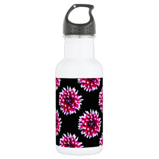 Beautiful Pink Dahlia Flower Nature Pattern 532 Ml Water Bottle