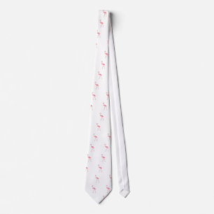 Beautiful Pink Flamingo Tie