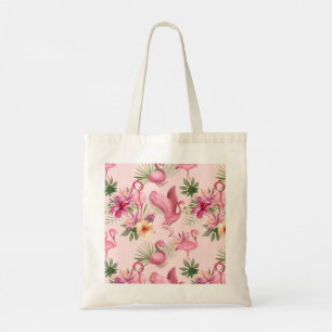 Beautiful Pink Flamingo Tote Bag