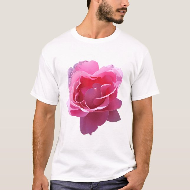 Beautiful pink flower T-Shirt (Front)
