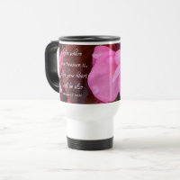 Beautiful Pink Flowers Your Treasure Bible Verse