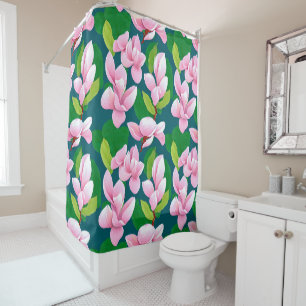 Beautiful Pink Magnolia Flowers