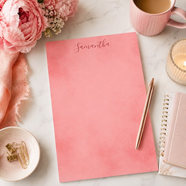 Beautiful Pink Parchment Stationery (Creator Uploaded)