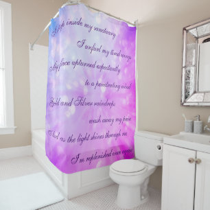 Beautiful Pink / Purple Cleansing Mantra design