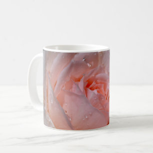 Beautiful pink rose coffee mug