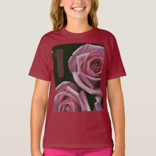Beautiful Pink-Rose Girls T-shirt