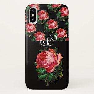 BEAUTIFUL PINK ROSE MONOGRAM Case-Mate iPhone CASE