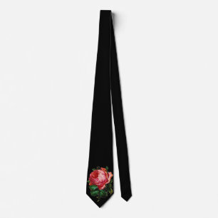 BEAUTIFUL PINK ROSE TIE