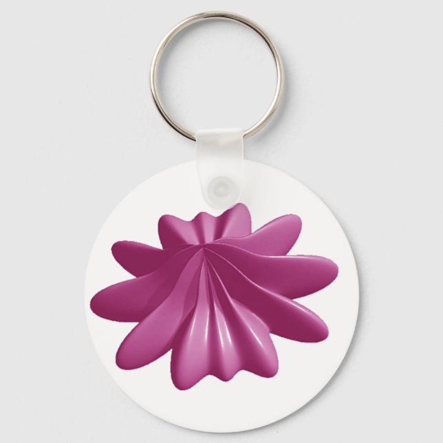 Beautiful Pink Starfish Keychain (Front)