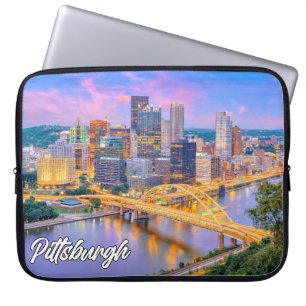 Beautiful Pittsburgh, Pennsylvania Laptop Sleeve
